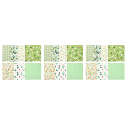 21Stk Patchworkstoff Baumwolle Bunt DIY Handwerk 1