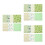 21Stk Patchworkstoff Baumwolle Bunt DIY Handwerk 6