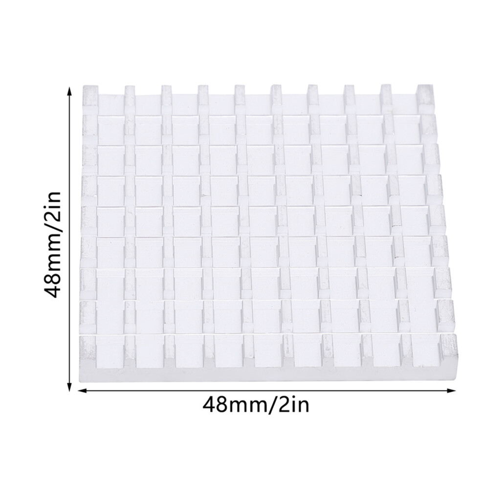10 Aluminium Cooler Chip Fins 48mm