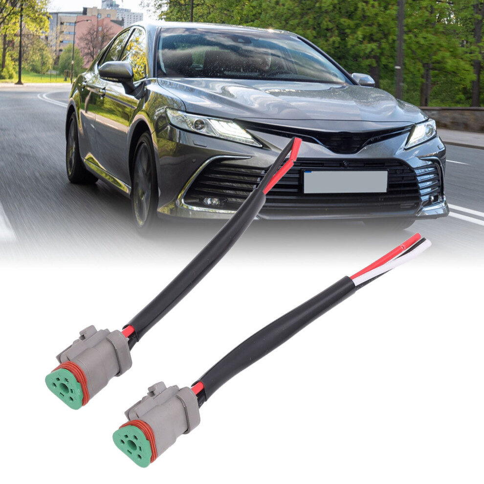 Pair 3 Pin Dt Connectors Waterproof Auto 7444352170449