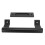 Black Double Sided Barn Door Handle Universal Fit 5