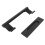 Black Double Sided Barn Door Handle Universal Fit 8