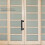 Black Double Sided Barn Door Handle Universal Fit 13