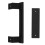 Black Double Sided Barn Door Handle Universal Fit 20