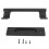 Black Double Sided Barn Door Handle Universal Fit 21