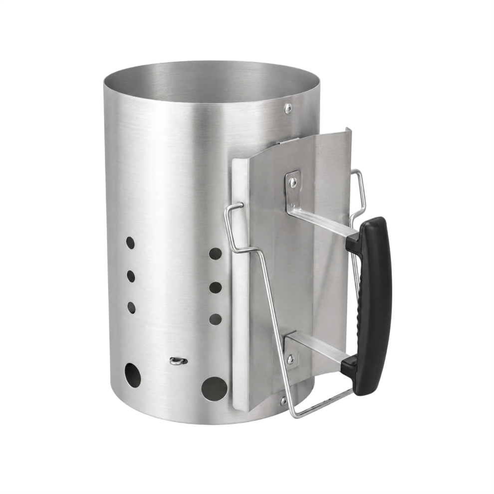 Kct Outdoor Charcoal Starter Bbq Quick Chimney Starter With Safety Handle - Extra Large Light