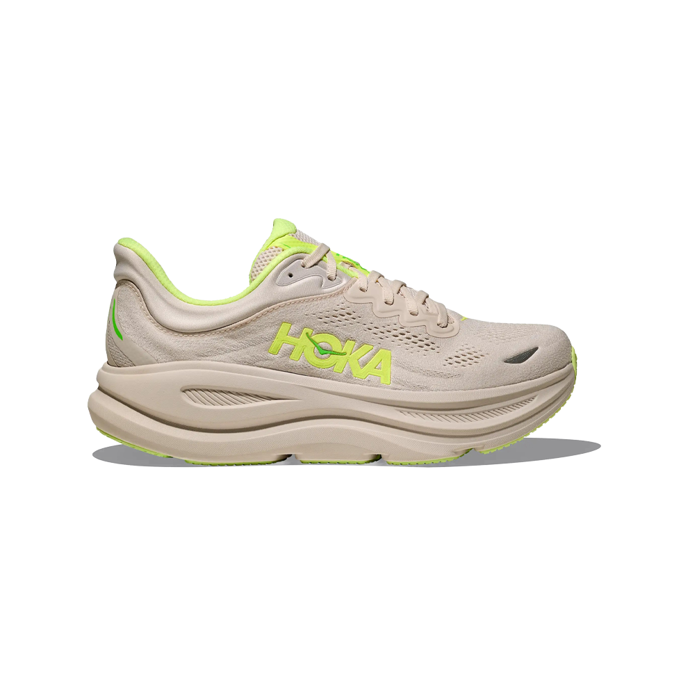 Hoka Bondi 9 Grout Neon Yuzu Uk 12