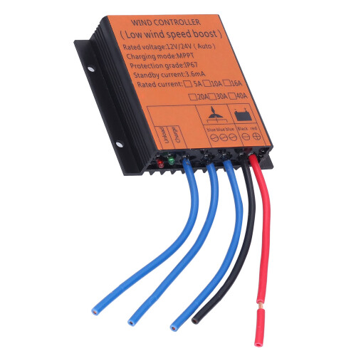 MPPT Wind Turbine Charge Controller 12V 24V 10A 1