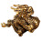 5Stk Messing Ornament Gold Elegant Desktop Zodiac 11