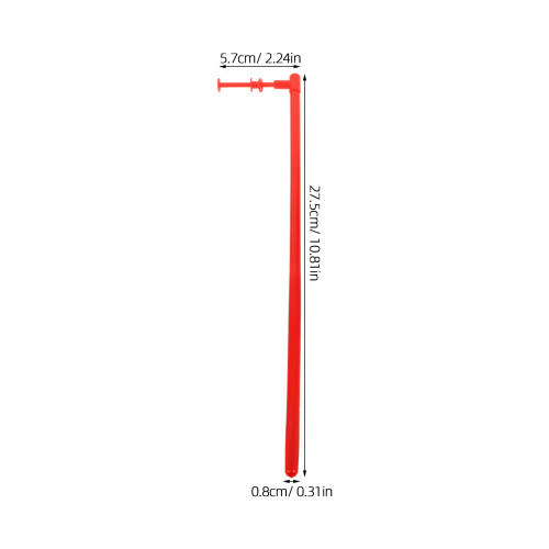 10Stk Rote Windmühlenstäbe PVC, DIY Windmühlen Basteln 1