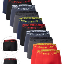 (YZT 10MEN Lightning, 31) 10-Pack Men'S Boxer Briefs | Casual, Breathable, Comfortable, Slight Stretch, Solid Color, Sports Shorts