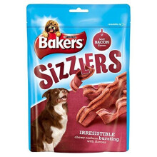 Bakers Dog Treats Bacon Sizzlers 120g (PACK OF 2)