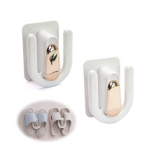 Wall Mounted Shoe Holder Wall Mounted Shoe Rack Door Shoe Hanger - Plastic Wall Shoe Rack Multifunctional Door Shoe Rack Wall Hanging for Slippers for
