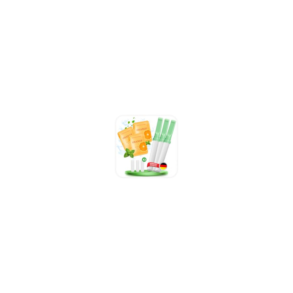 J.fãÂ©E S2.0 3 Flavoured Air Inhaler With 9Pcs Orange-Flavoured Filters Anxiety Relief Habit Replacing Breathing Stick