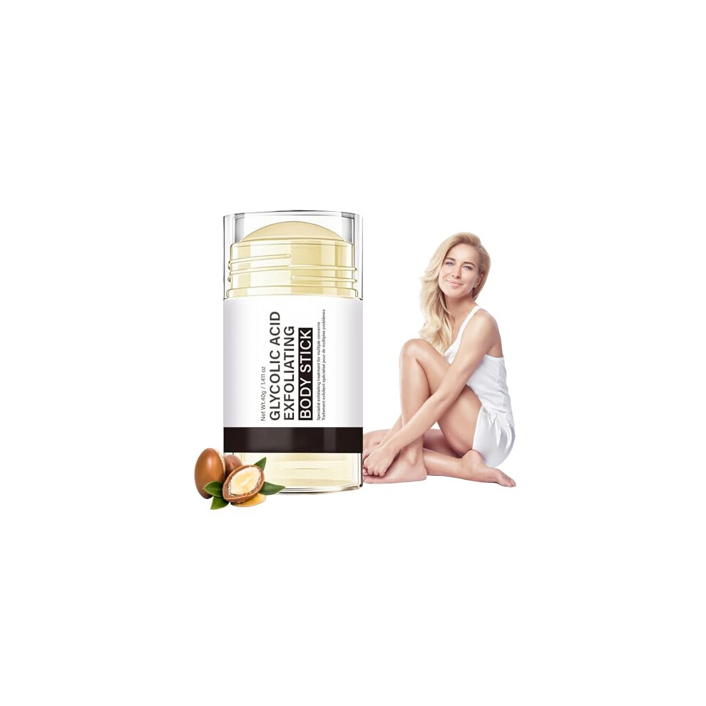 Meunhy Glycolic Acid Body Exfoliating Stick, 7% Glycolic Acid Stick Ã¢Â Gentle, Moisturising Balm For Rough Skin On Arms, Legs & Underarms | Smoother,