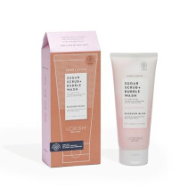 VOESH Sugar Scrub + Bubble Wash - Exfoliating Body Scrub & Body Wash - Vegan Body Care - Cleanses, Exfoliates, Bubbles & Moisturises - Blossom Bliss