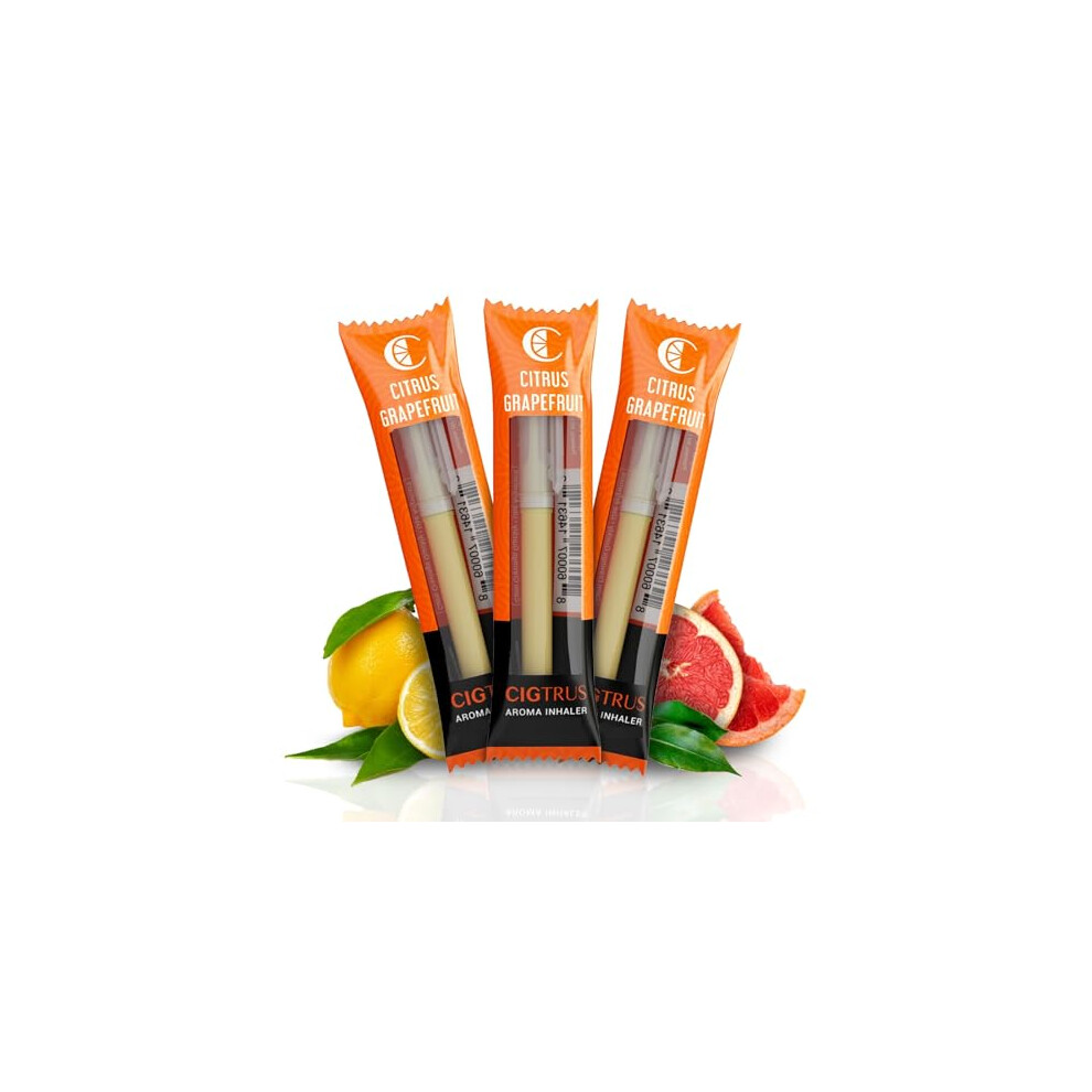 Cigtrus Red Tobacco-Free, Nicotine-Free Smokeless Air Inhaler - Non-Electric | Oral Fixation Relief Aid | Habit Replacing Breathing Stick 3 Pack (Red)