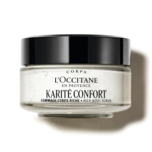 L'OCCITANE - Shea (Karità Confort) Rich Body Scrub - 200 ml - Exfoliates and nourishes - Made in France
