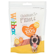 Webbox Chicken Fillets Dog Treats, 100g