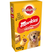Pedigree markies original - filled biscuits for dogs, 12 boxes of 500g treats