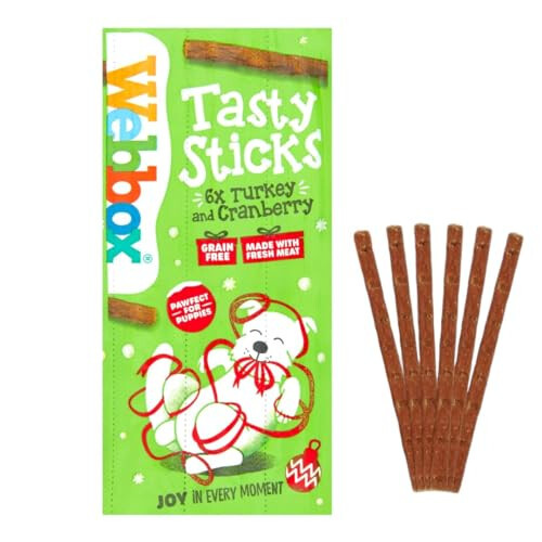 Webbox Webbox Dog Sticks Turkey and Cranberry, 30 g