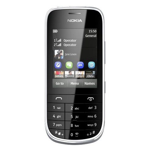 Nokia Nokia Asha 202 Dual SIM Capable SIM Free Mobile Phone - Dark Grey
