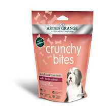 Arden Grange Crunchy Bites - with fresh salmon Set of 10,225 g (Pack of 10)