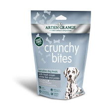 Arden Grange Crunchy Bites Sensitive - grain free - ocean white fish and potato Set of 10,225 g (Pack of 10)