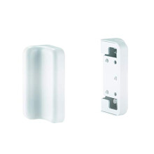 LogiLink EO0019-3 - Organising Rails Wall Mount (Set of 2) for Mounting the Organiser Rail EO0019-1 on the Wall, Matt White