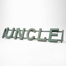 FSUK Uncle Plastic Backed Letter Frame - Wet Foam - Val Spicer - LARGE ITEM