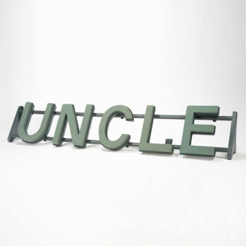 FSUK Uncle Plastic Backed Letter Frame - Wet Foam - Val Spicer - LARGE ITEM