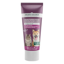 Arden Grange Tasty Turkey Treats for Cats and Dogs, Brown, 75 g (Pack of 12)