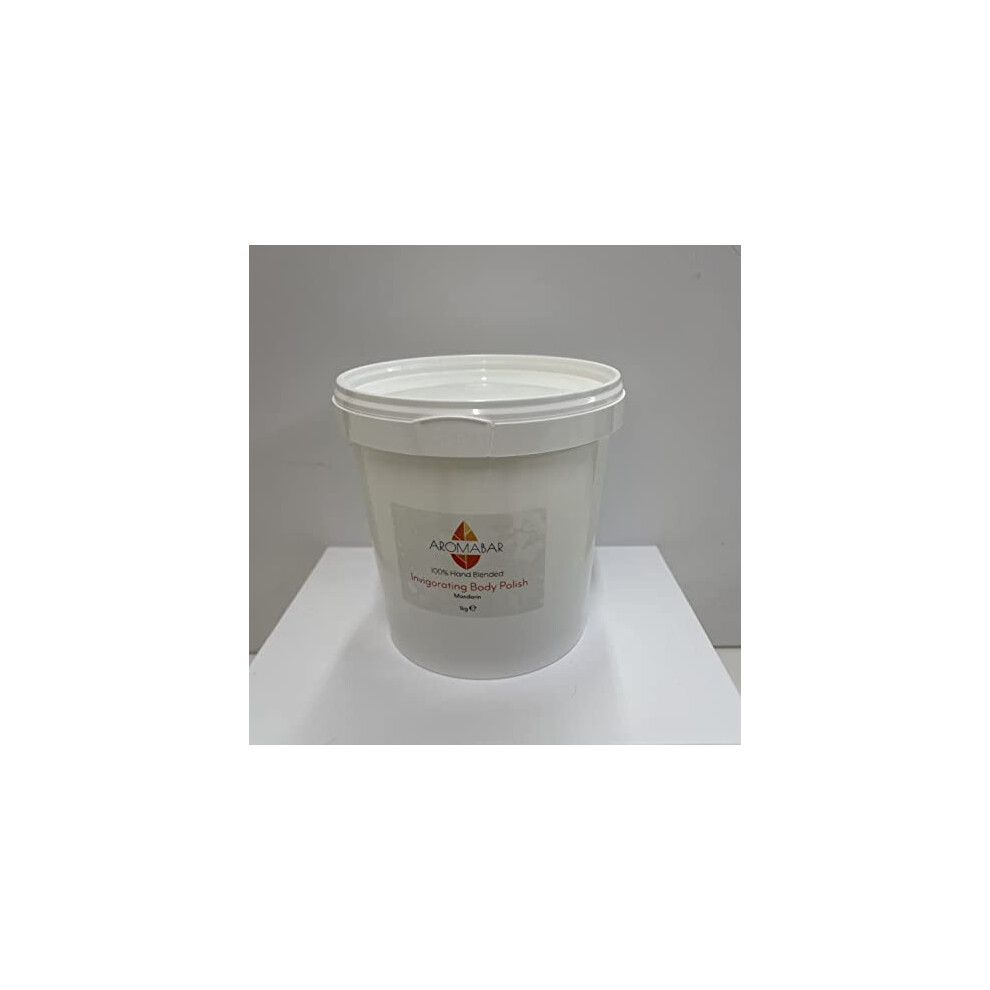 Aromabar Dead Sea Body Polish Scrub 1Kg With Shea Butter & Mandarin 100% Pure & Natural Packed With Minerals And Nutrients