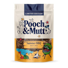 Pooch & Mutt - Grain Free Jerky Treats, Smokin' BBQ Burgers Flavour for Training Reward, Pack of 1x90g (packaging may vary)