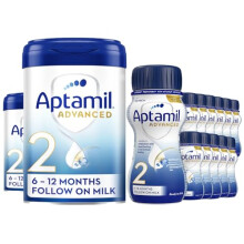 Aptamil Baby Milk FOM Monthly Milks Feeding Bundle - 2 x Advanced FOM 800g & 12 x Advanced FOM 200ml