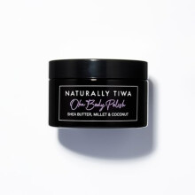 Naturally Tribal Skincare OKA Body Polish 130g For Keratosis Pilaris + Acne, Dual Purpose Exfoliates and Moisturises, Brightens Skin, Millet + Shea