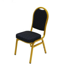 BE Furniture Premium Blue and Gold Banqueting Chairs, Blue Banquet Chairs, Extra thick frames for strenght & comfort
