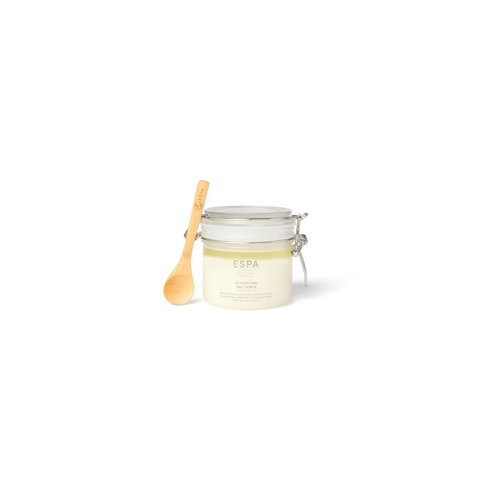 Espa Detoxifying Salt Scrub 500G | Natural Sea Salt Exfoliating Body Scrub With Sweet Almond Oil, Grapefruit & Eucalyptus For Smoother, Hydrated,