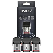 Smok Novo 2X MTL Replacement Pods - 3 Pack - [0.6ohm Mesh] Inhale Activated, Top-Filling, TPD Compliant Ecig, 2ml No Nicotine