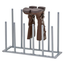 Pristine Grey Welly Boot Rack - This Welly & Boot Stand Holds 6 Pairs of Wellies & Boots.