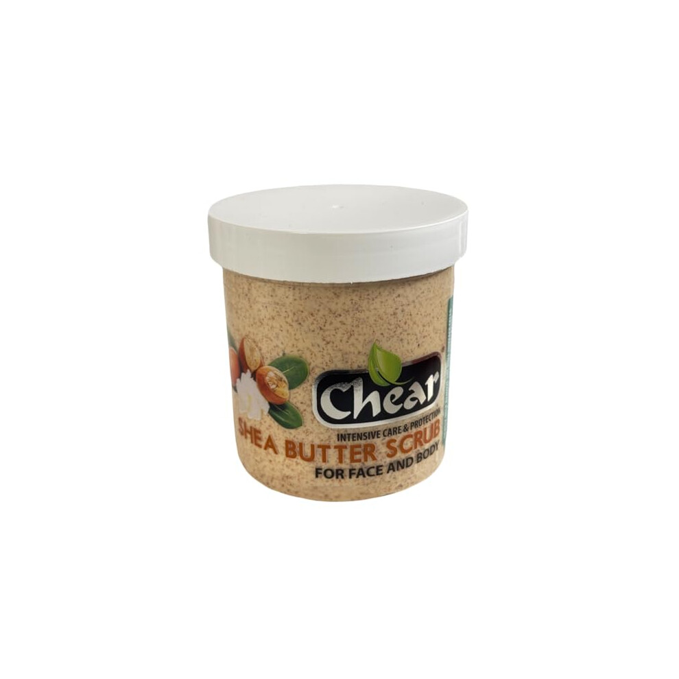 Chear Shea Butter Face & Body Scrub 16Oz Ã¢Â Moisturising Exfoliating Scrub Ã¢Â Smoothing & Conditioning Body Care
