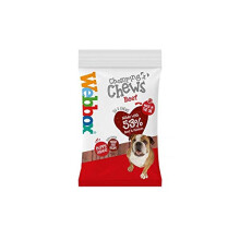 Webbox Prime Chomping Chews Beef Or Chicken Dog Treats (20 Treats Per Pack) 200g (Prime Chomping Chews Beef, 24 Pack)