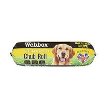 Webbox Improved Recipe Prime Chub Roll Beef, Duck or Chicken Dog Food Treats 720g (Chub Roll Chicken, 3 Pack)