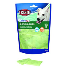Trixie Denta Fun Chewing Chips with Spirulina Algae, 50 g