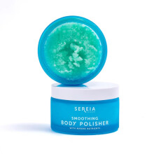 Sereia Skincare Smoothing Body Polisher with Vegetable Collagen, Peach, Grape, and Jojoba Oils, Intense Moisturization for Soft Natural, Organic &