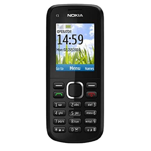 Nokia Nokia C1-02 Sim Free Mobile Phone - Black