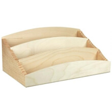 Wooden World - Wooden Letter holder envelope holder advertising leaflets storage letter rack