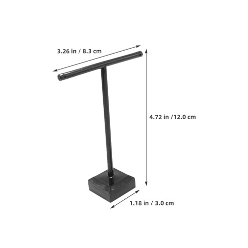 6Stk T-Form Schmuckdisplay Ohrringständer 1