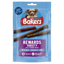 BAKERS Rewards Chicken, Beef and Lamb Dog Treats 100g