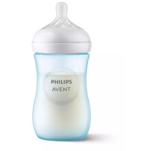 Babyflasche - AVENT - Natural Response 3.0 - 260 ml - blau - Sauger, der die Brust imitiert